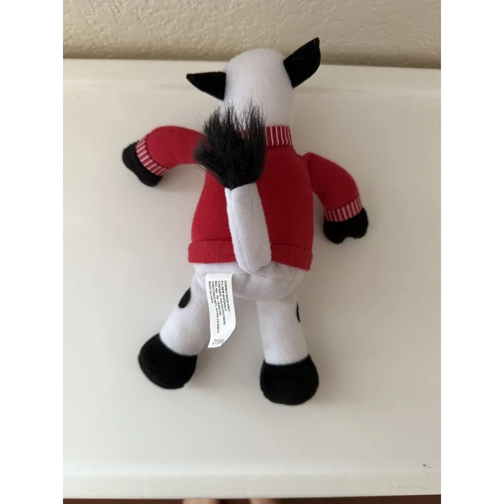 Chick Fil A Cow Stuffed Plush Ugly Christmas Sweater Eat More Chikin Red 2018